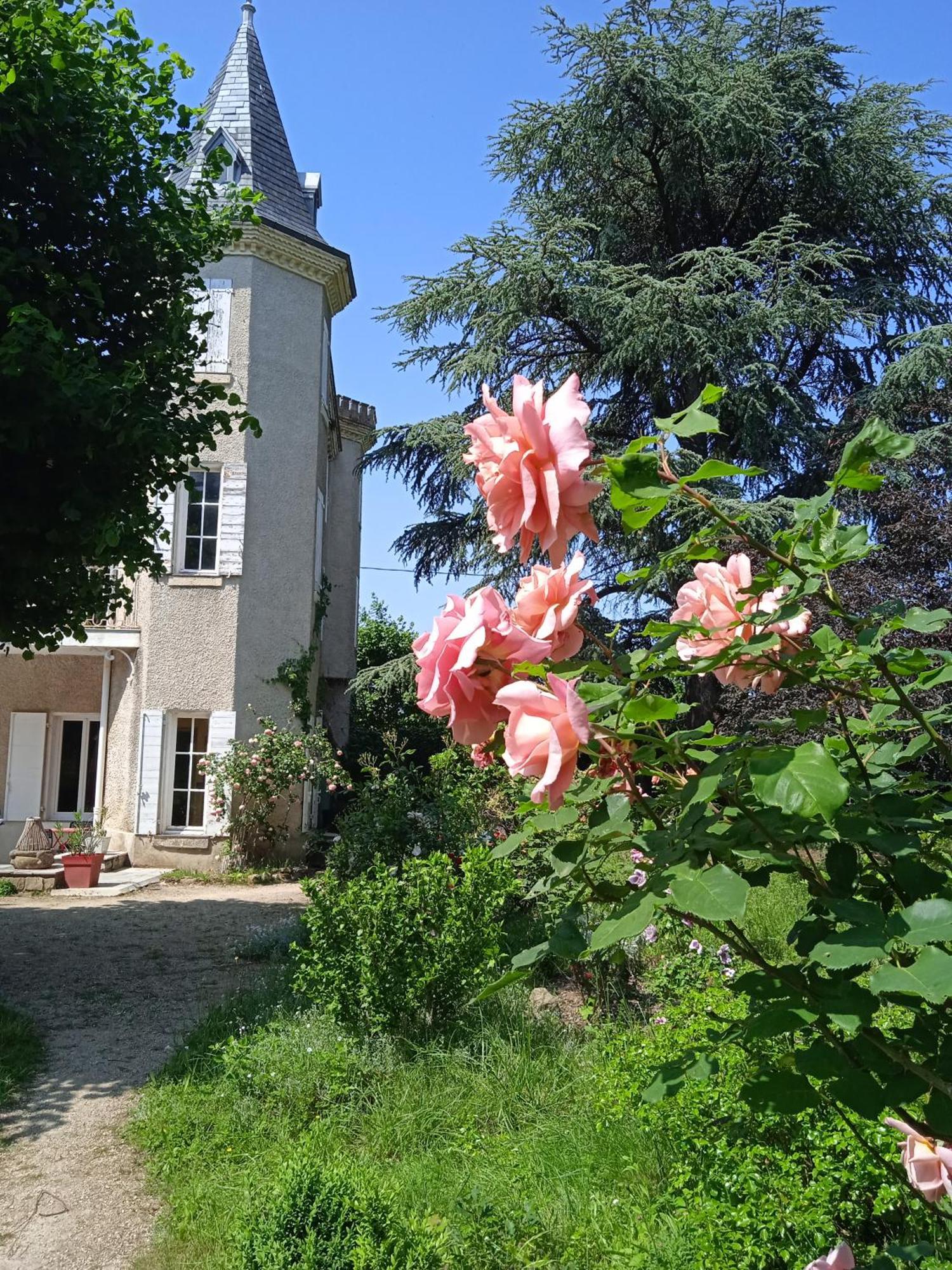 Maison Calme Avec Piscine Entouree De Son Parc Quintenas Esterno foto